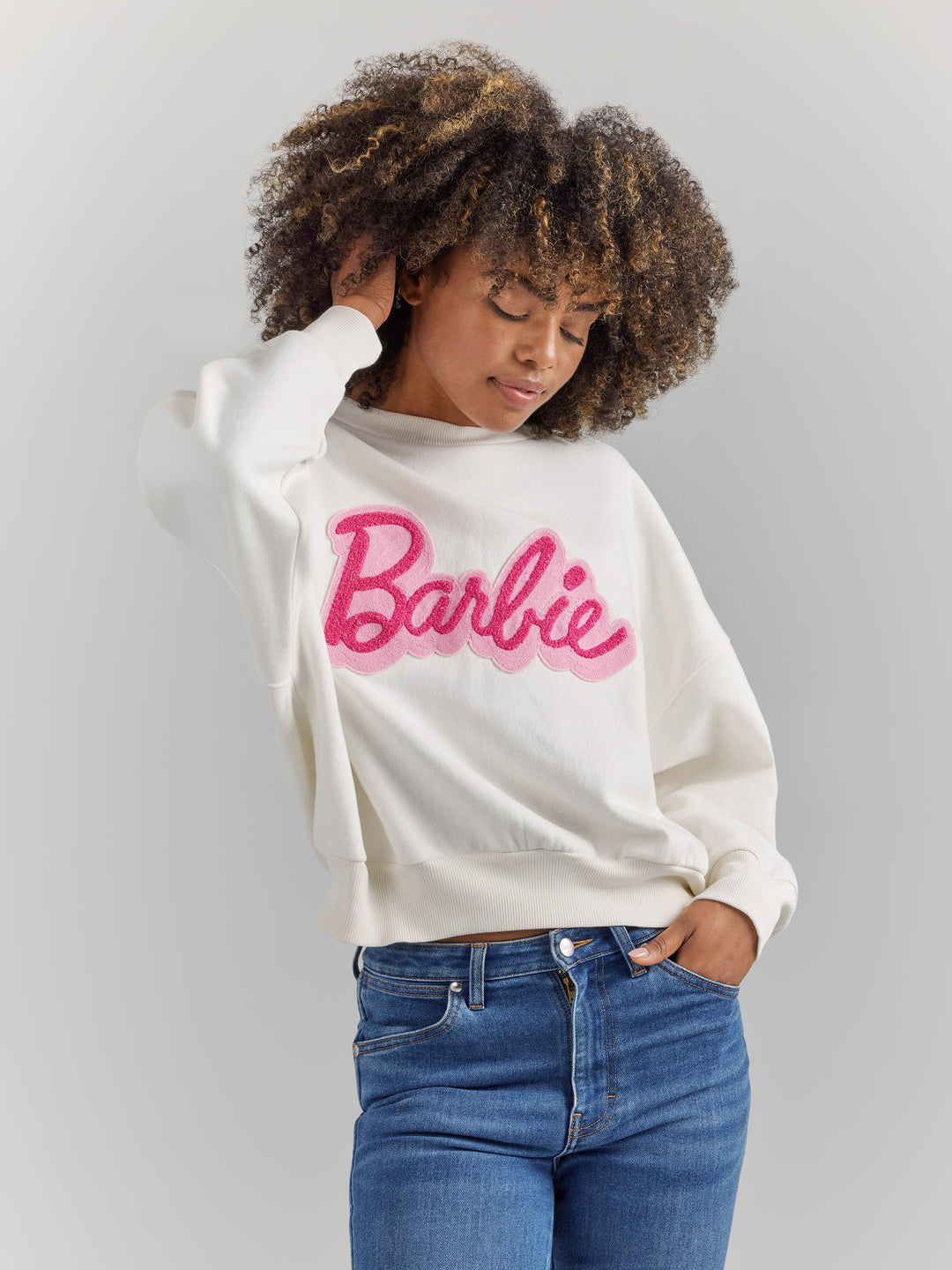 Wrangler Women's Barbie Relaxed Logo Sweatshirt