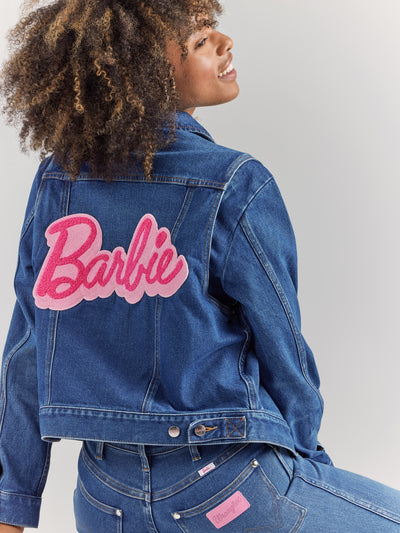 Wrangler Women's Barbie Zip Front Denim Jacket