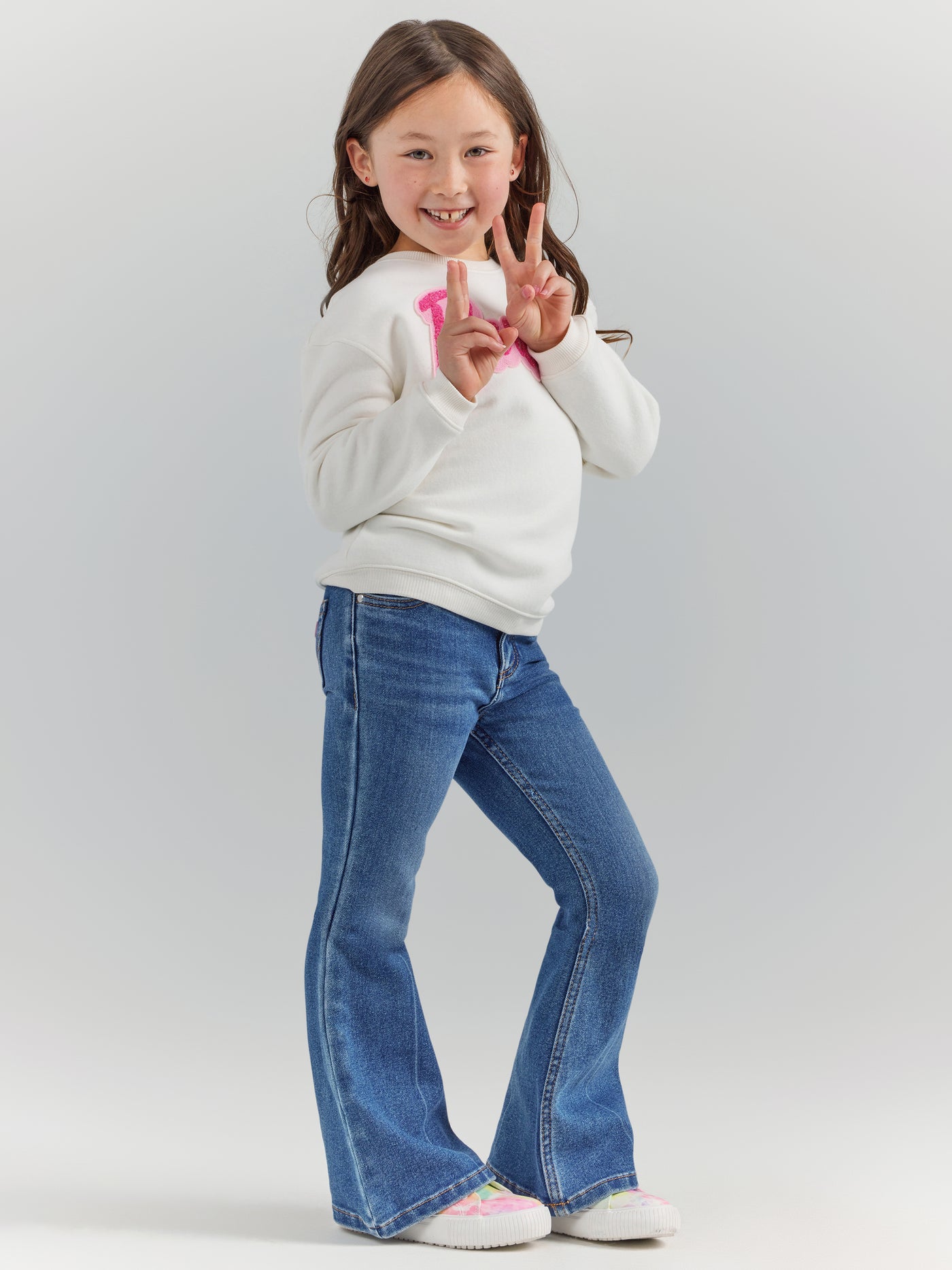 Wrangler Girl's Barbie Flare Jean