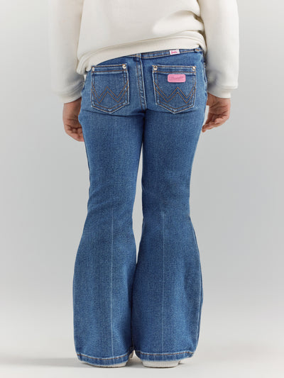 Wrangler Girl's Barbie Flare Jean
