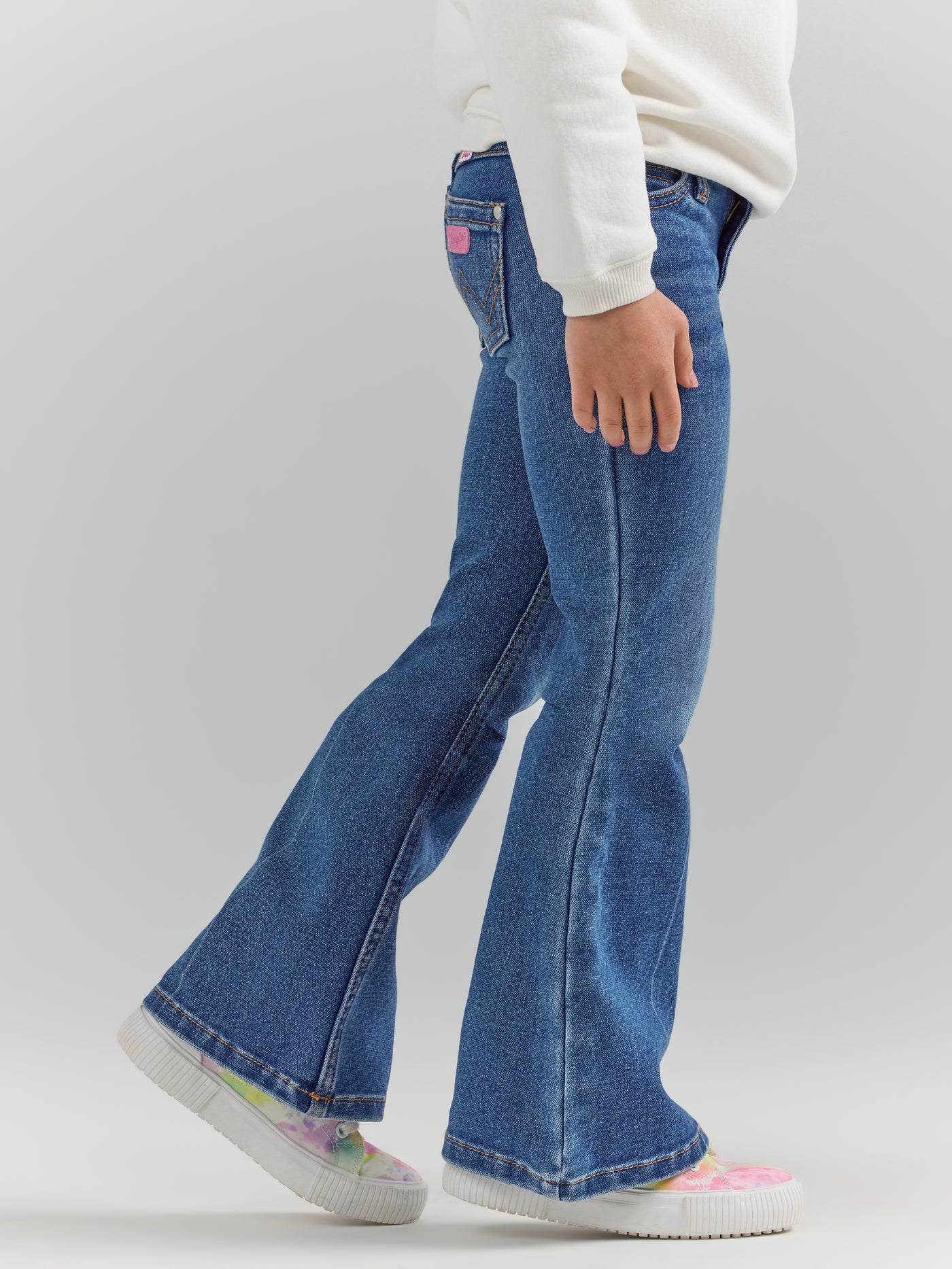 Wrangler Girl's Barbie Flare Jean