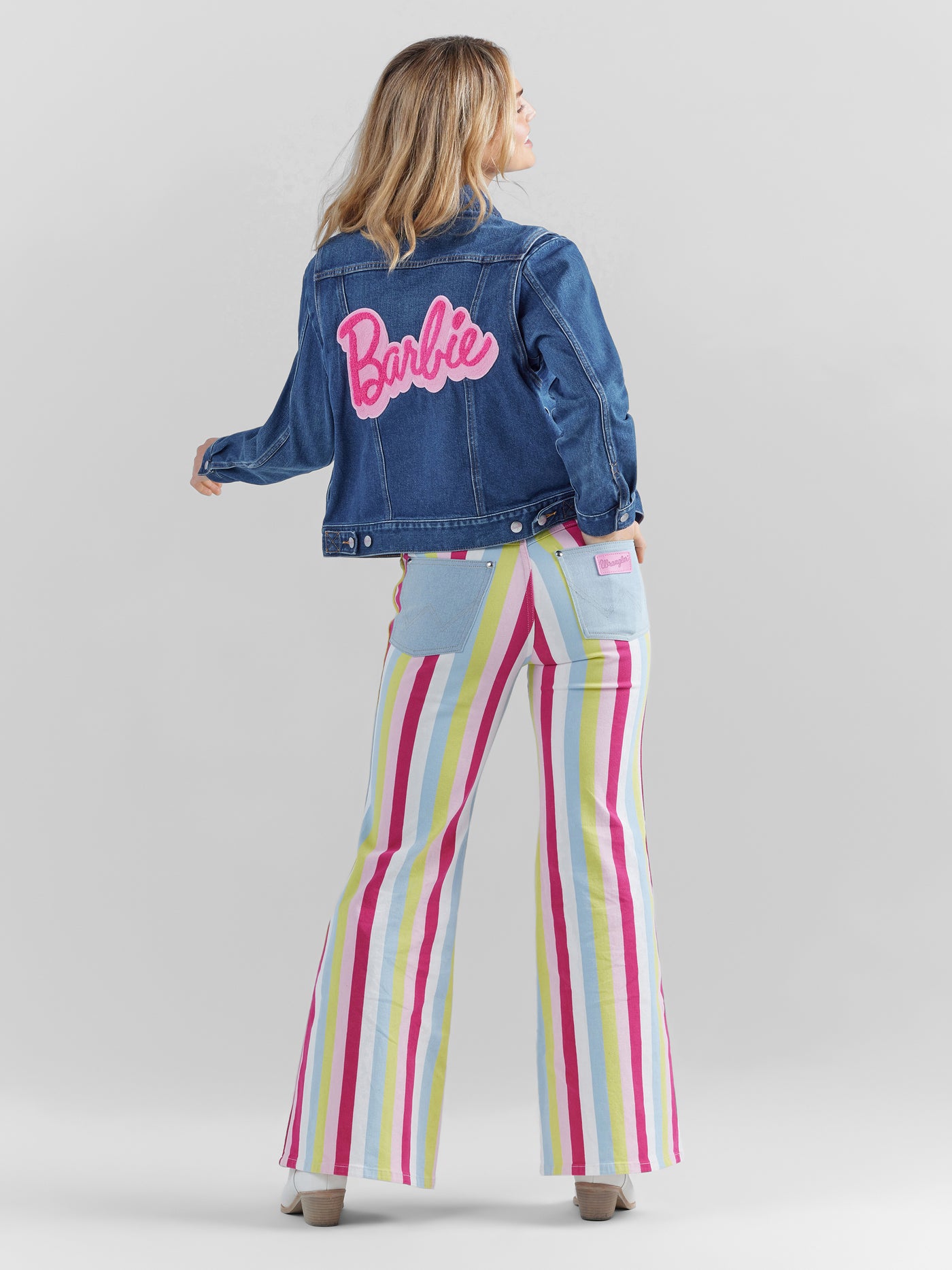 Wrangler Women's Barbie Wanderer High Rise Flare Jean