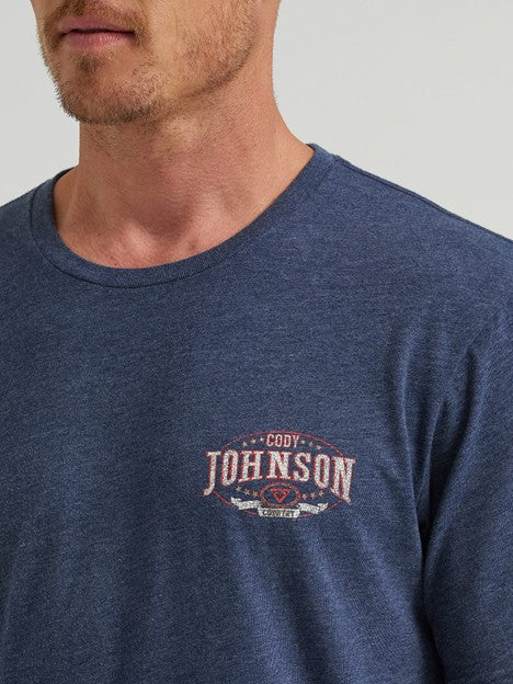Wrangler Men's Country Black Cody Johnson Tee