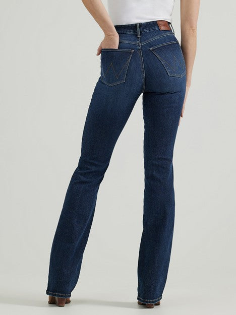 Wrangler Women's Bespoke Lacey High Rise Boot Cut Jean