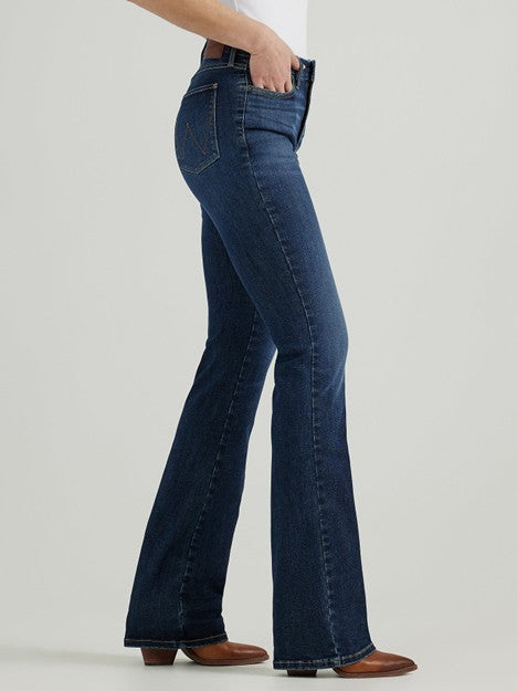 Wrangler Women's Bespoke Lacey High Rise Boot Cut Jean