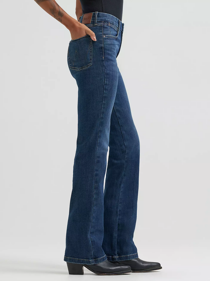 Wrangler Women's Lacey Bespoke High Rise Bootcut Jean