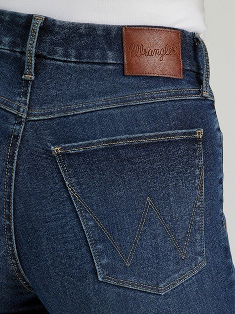 Wrangler Women's Bespoke Lacey High Rise Boot Cut Jean
