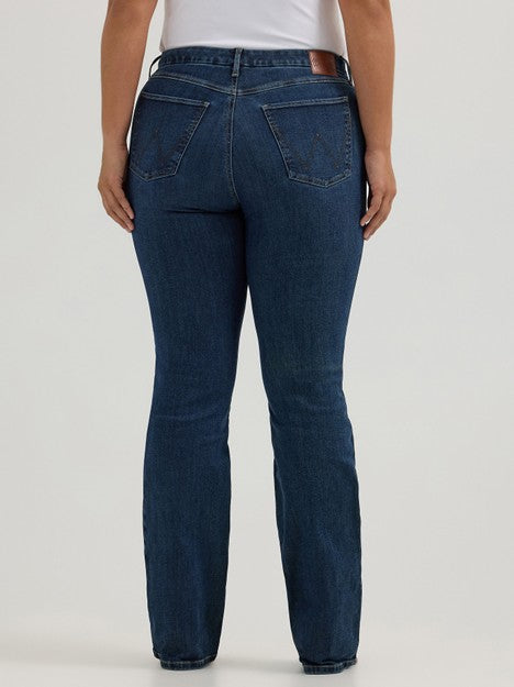 Wrangler Women's Bespoke Lacey High Rise Boot Cut Jean
