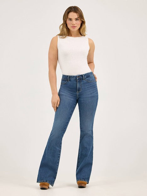 Wrangler Women's Bespoke Lily High Rise Flare Jean