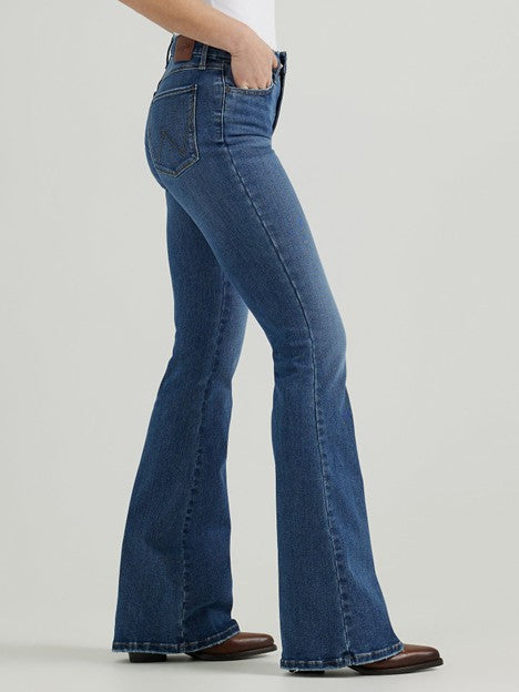 Wrangler Women's Bespoke Lily High Rise Flare Jean