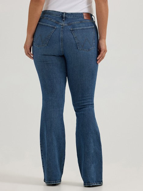 Wrangler Women's Bespoke Lily High Rise Flare Jean