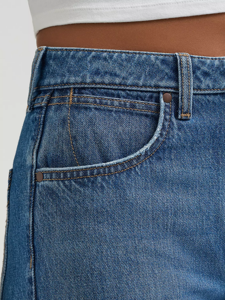 Wrangler Women's Yvette Retro Bailey High Rise Wide Leg Jean