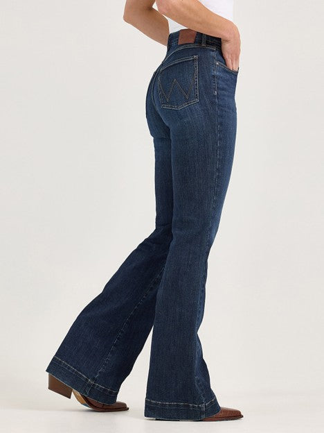 Wrangler Women's Bespoke Alexandria High Rise Trouser Jean
