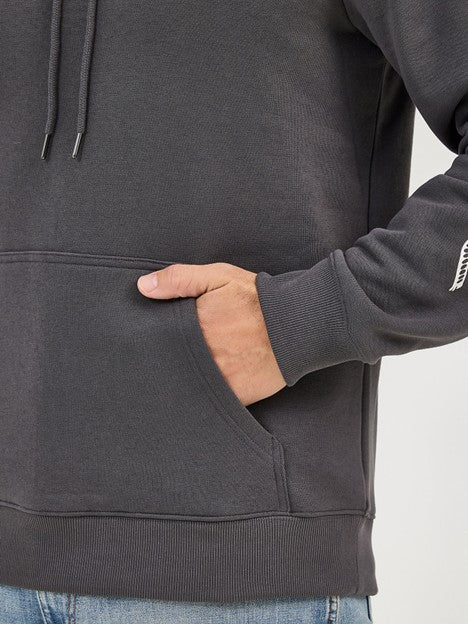 Wrangler Men's Worn Grey Long Live Cowboys Hoodie