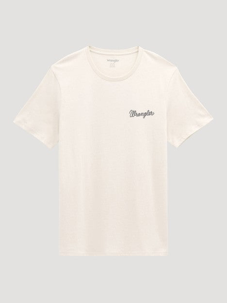 Wrangler Men's Antique White Golden Hour Southwestern Graphic Tee