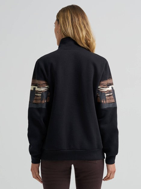 Wrangler Women's Black Wild West Pullover