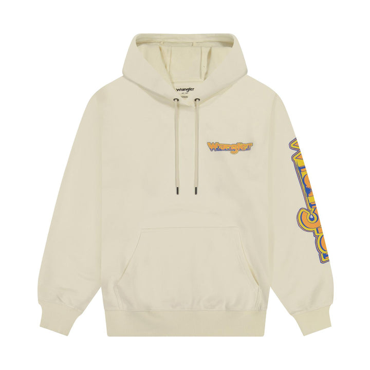 Wrangler Men's White Rodeo Action Hoodie