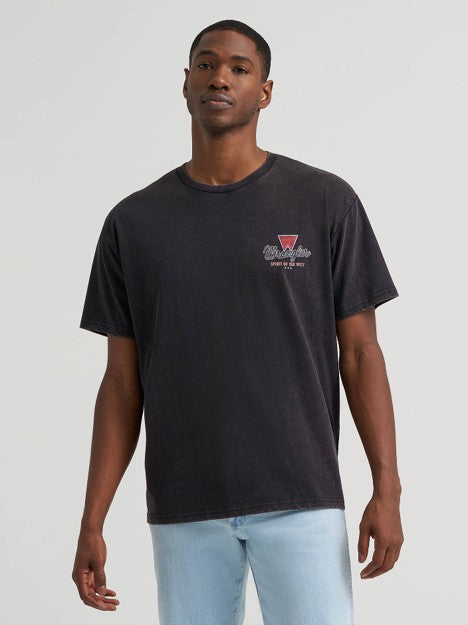 Wrangler Men's Black Beauty Ranch Archive Graphic Tee