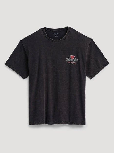 Wrangler Men's Black Beauty Ranch Archive Graphic Tee