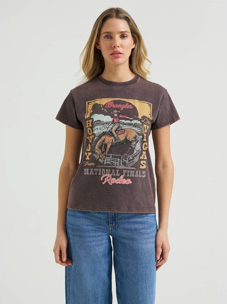Wrangler Women's Phantom Howdy Vegas Graphic Tee