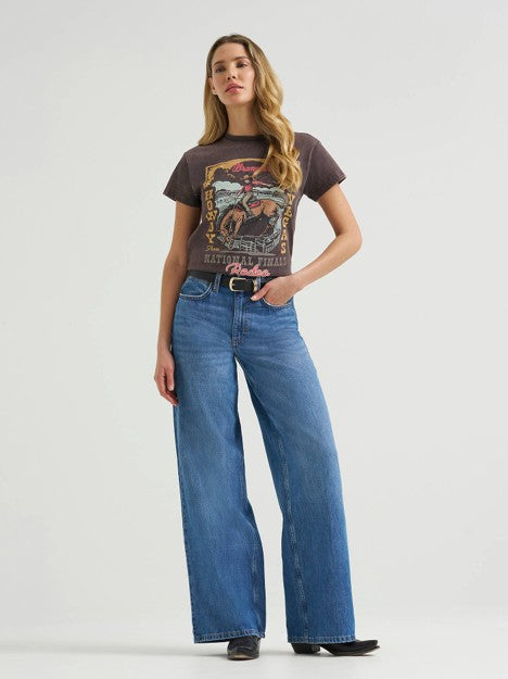 Wrangler Women's Phantom Howdy Vegas Graphic Tee