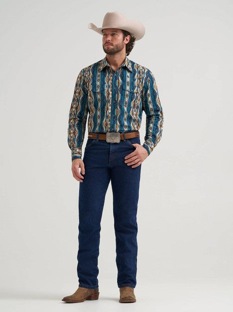 Wrangler Men's High Desert Checotah Western Snap Shirt