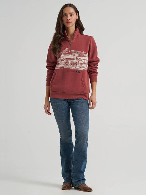 Wrangler Women's Rose Wild West Pullover