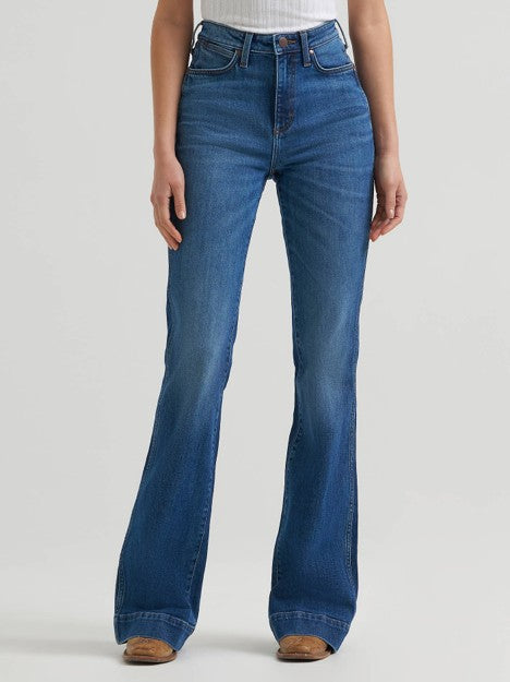 Wrangler Women's Georgina Retro High Rise Bailey Trouser Jean
