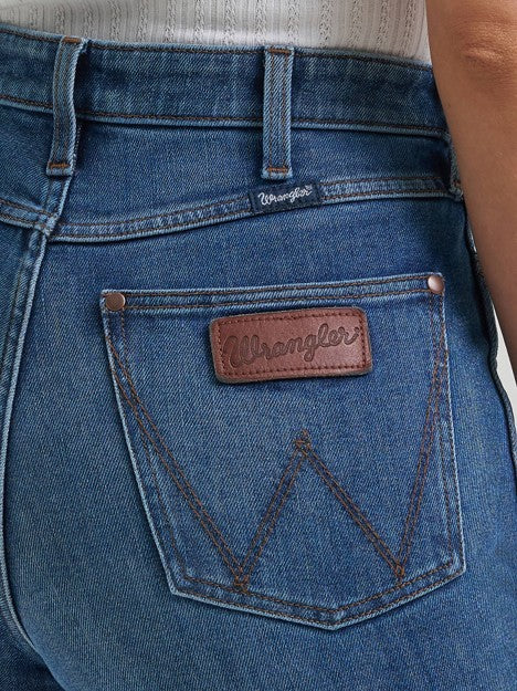 Wrangler Women's Georgina Retro High Rise Bailey Trouser Jean