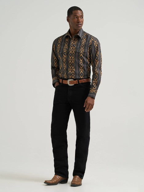 Wrangler Men's Canyon Ridge Checotah Western Snap Shirt