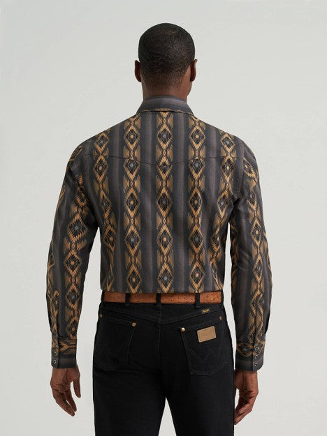 Wrangler Men's Canyon Ridge Checotah Western Snap Shirt