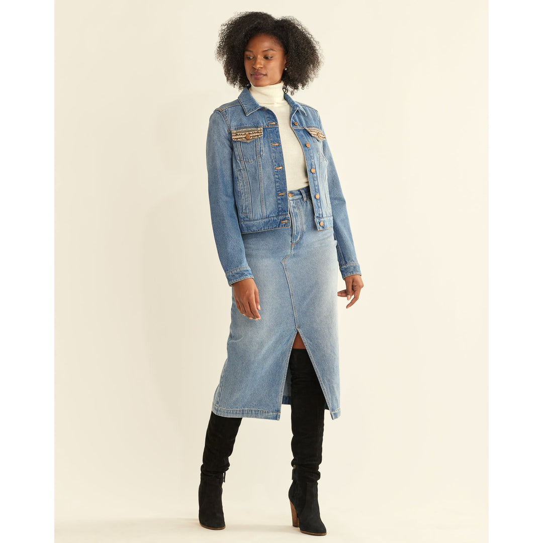 Pendleton Denim Pendleton Women's Denim and Wool Jean Jacket – West 20 Saddle Co.