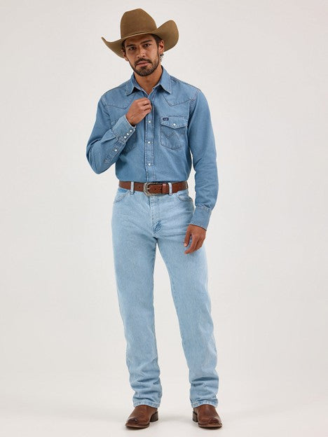 Wrangler Men's Bleach Cowboy Cut Original Fit Jean