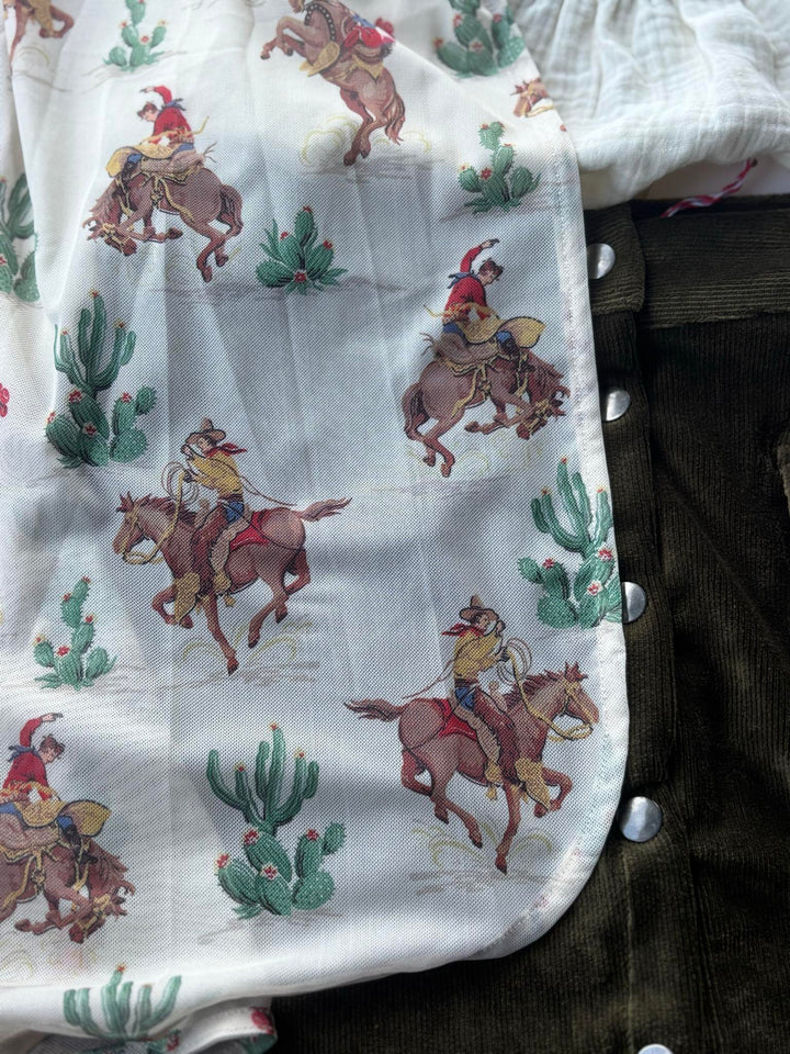 Fashion Express Women's Western Scenes Kimono
