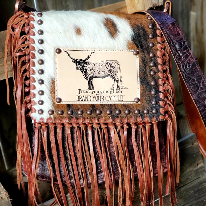 KurtMen Custom West 20 Brand Your Cattle Traveler Bag