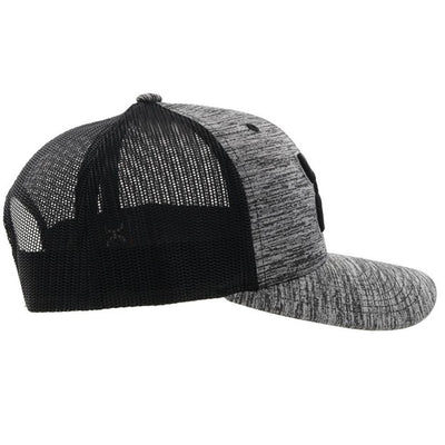 Hooey Grey and Black Sterling Snapback Hat
