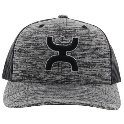 Hooey Grey and Black Sterling Snapback Hat