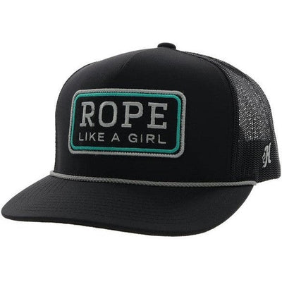Hooey Black Rope Like a Girl Hat