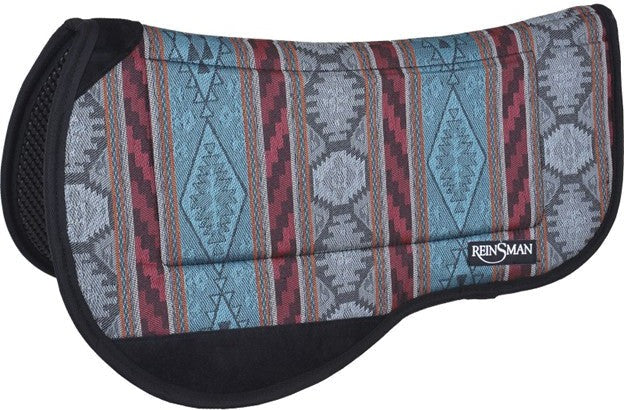 Reinsman Round Contoured Trail 30″ x 34″ Diablo Teal Tacky-Too Backed Pad