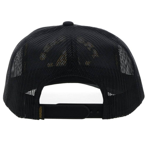 Hooey Black Pro Rodeo Hat with Gold Logo