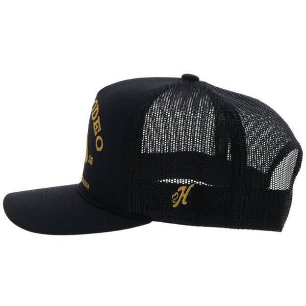 Hooey Black Pro Rodeo Hat with Gold Logo