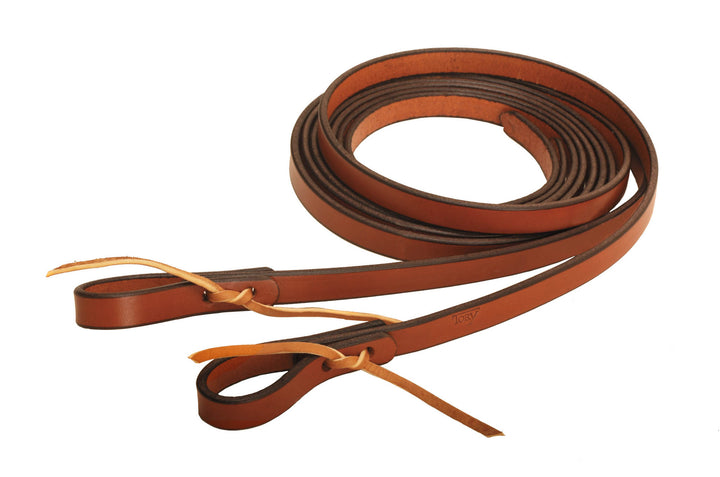 Tory Leather 5/8 Inch Split Reins with Water Strap Ends