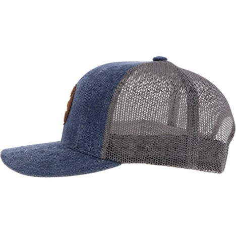 Hooey Demin and Grey Blush Hat
