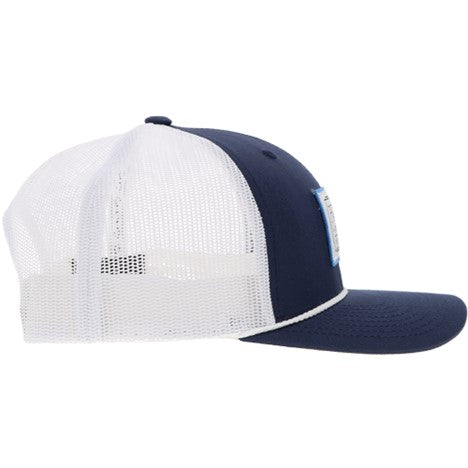Hooey Blue and White Doc Hat