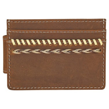 Justin Whipstitch and Horse Hair Braid Card Case