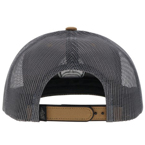 Hooey Tan and Grey Primo Circle Patch Hat