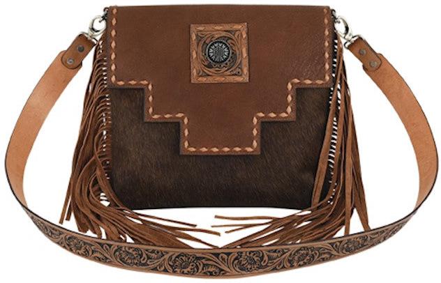 Red Dirt Hat Co Hair On with Whipstitch Crossbody Bag