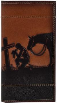 Justin Praying Cowboy Rodeo Wallet