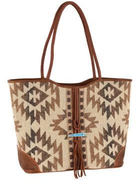 Justin Aztec Blanket Tote Bag