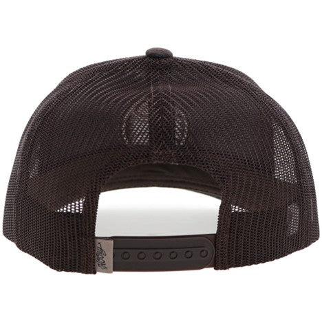 Hooey Brown Primo Ball Cap with Black and Cream Patch